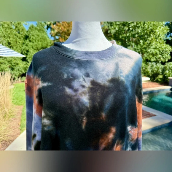 Monrow Women’s Tie Dye Sweatshirt Size M - Picture 2 of 10